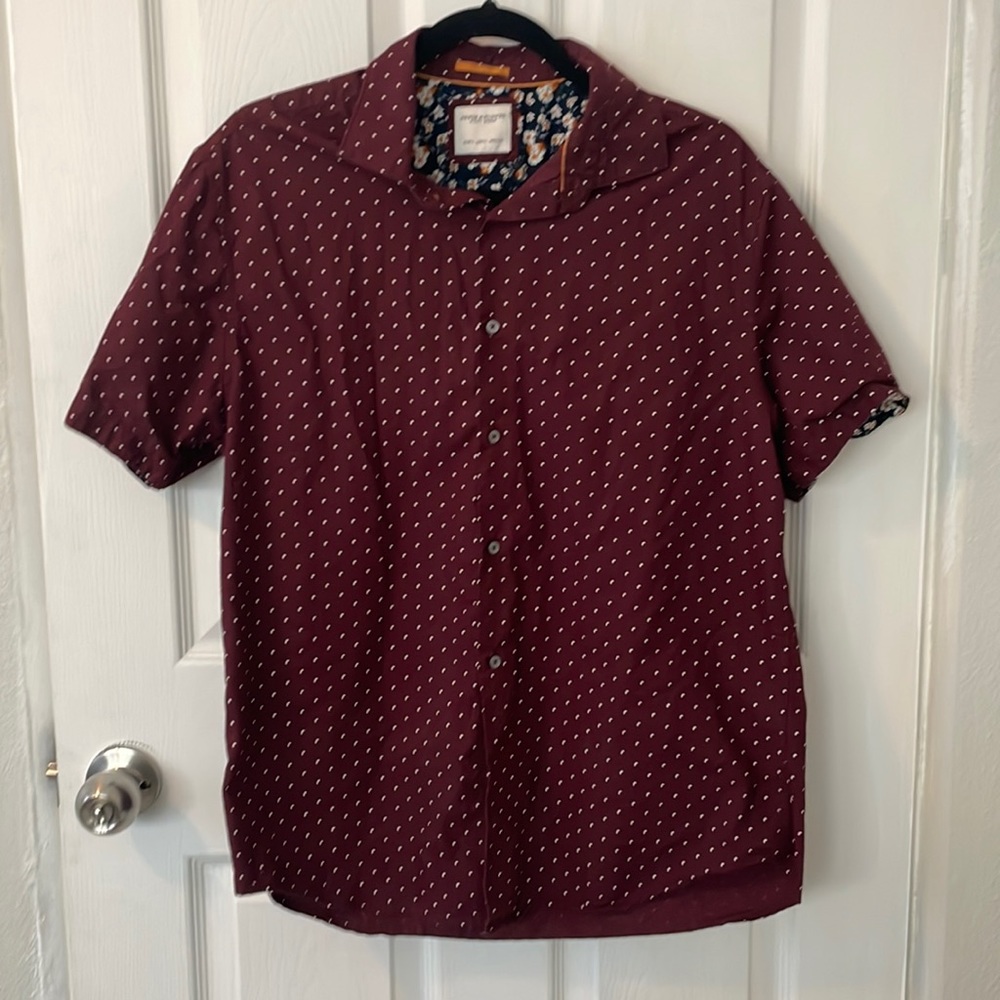 Denim & Flower Men’s Button Down Dress Shirt
